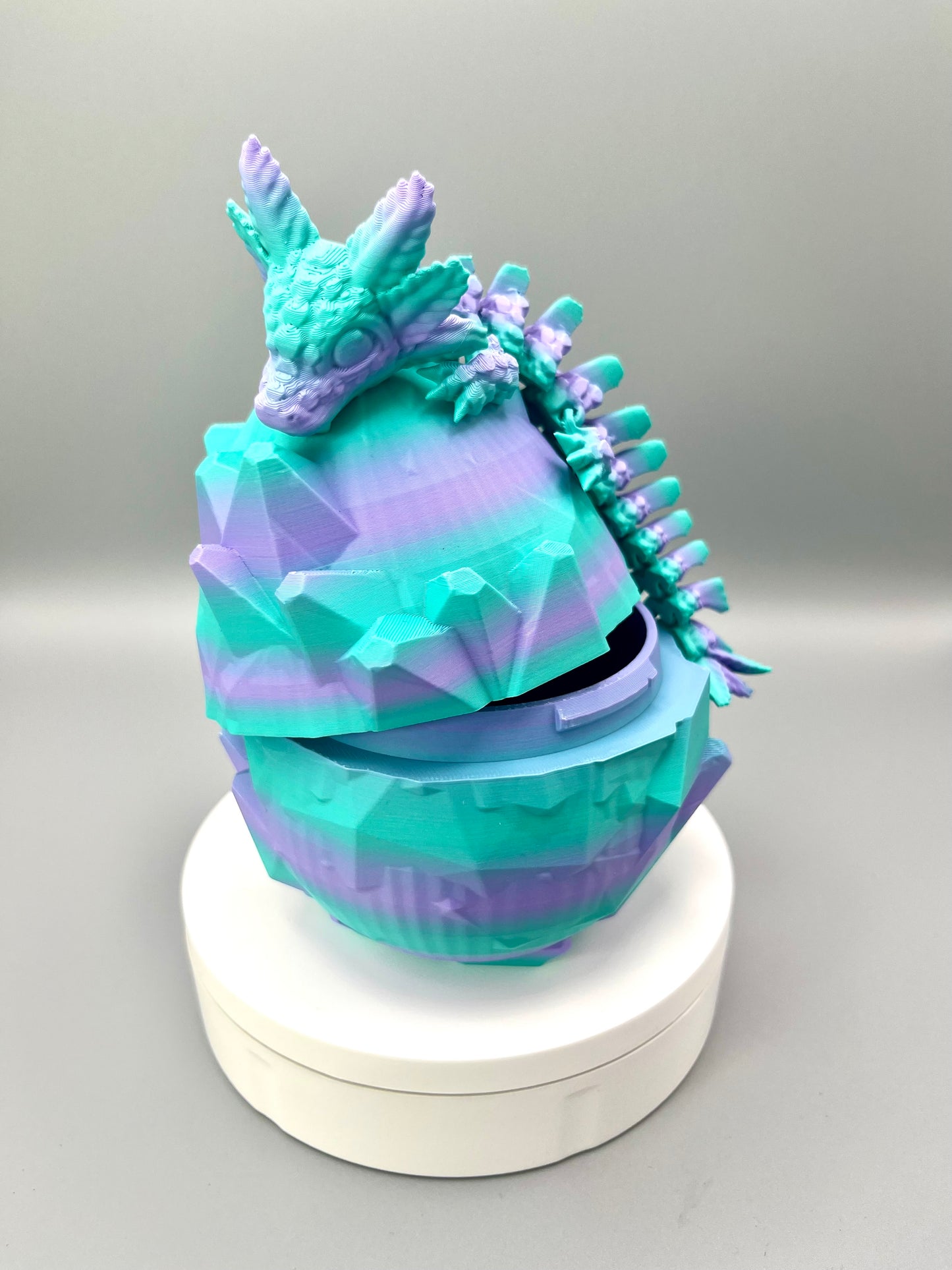 Axolotl Dragon and Crystal Egg Set
