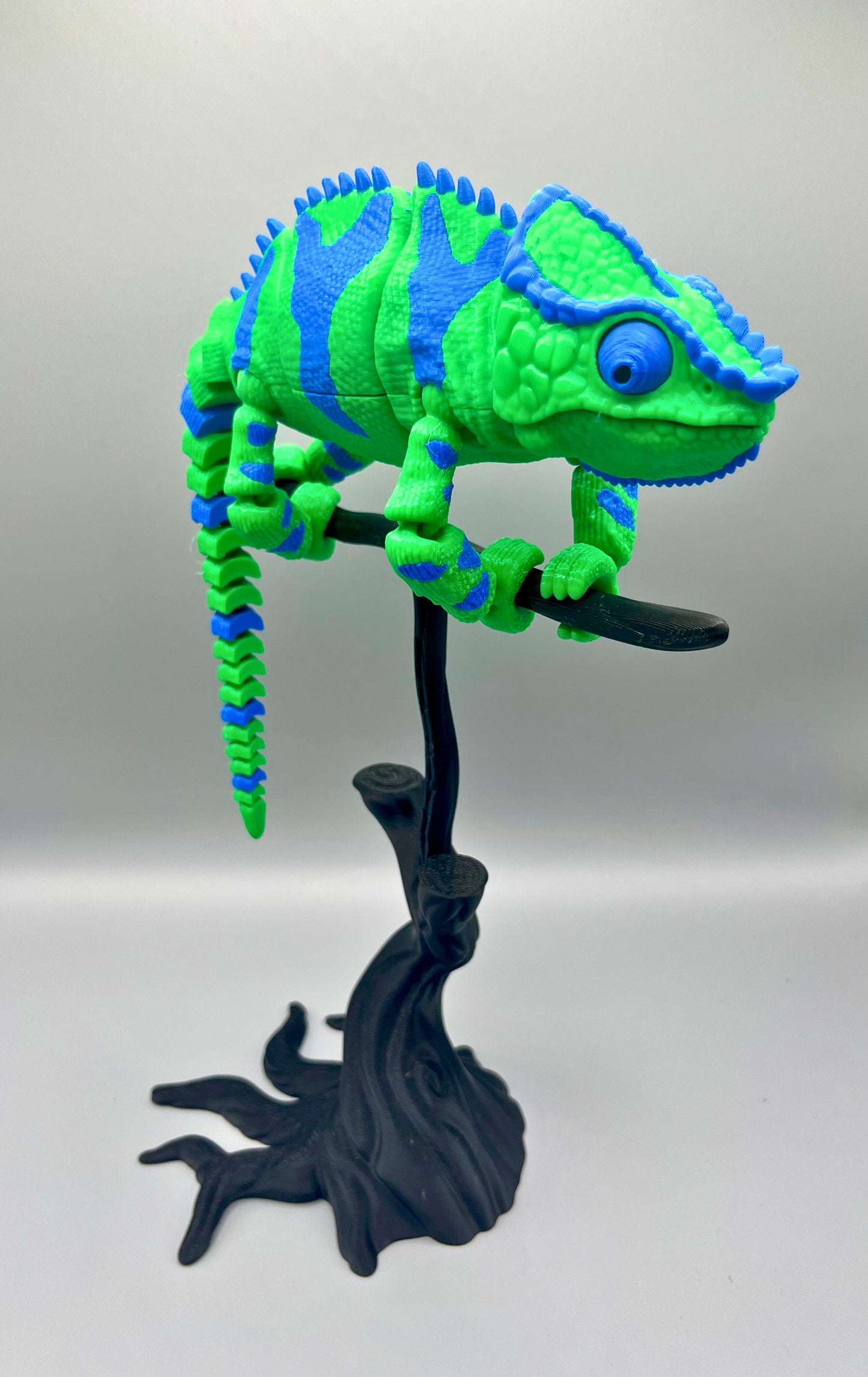 Chameleon Perched on a Tree