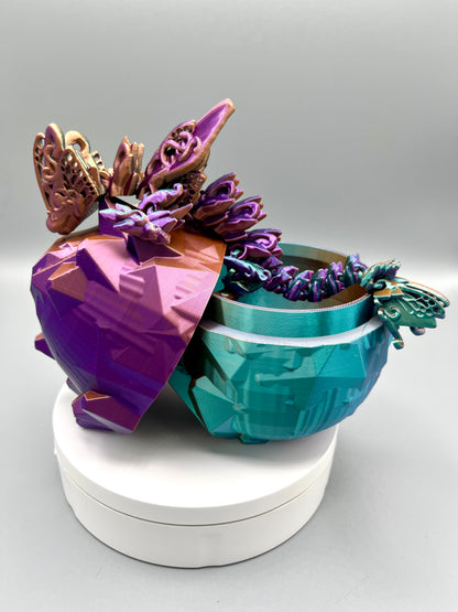 Butterfly Dragon and Crystal Egg Set