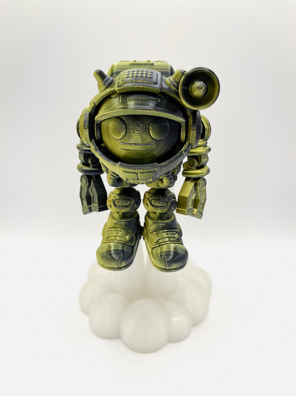 Astronaut with Glow in the Dark Smoke Stack - Large
