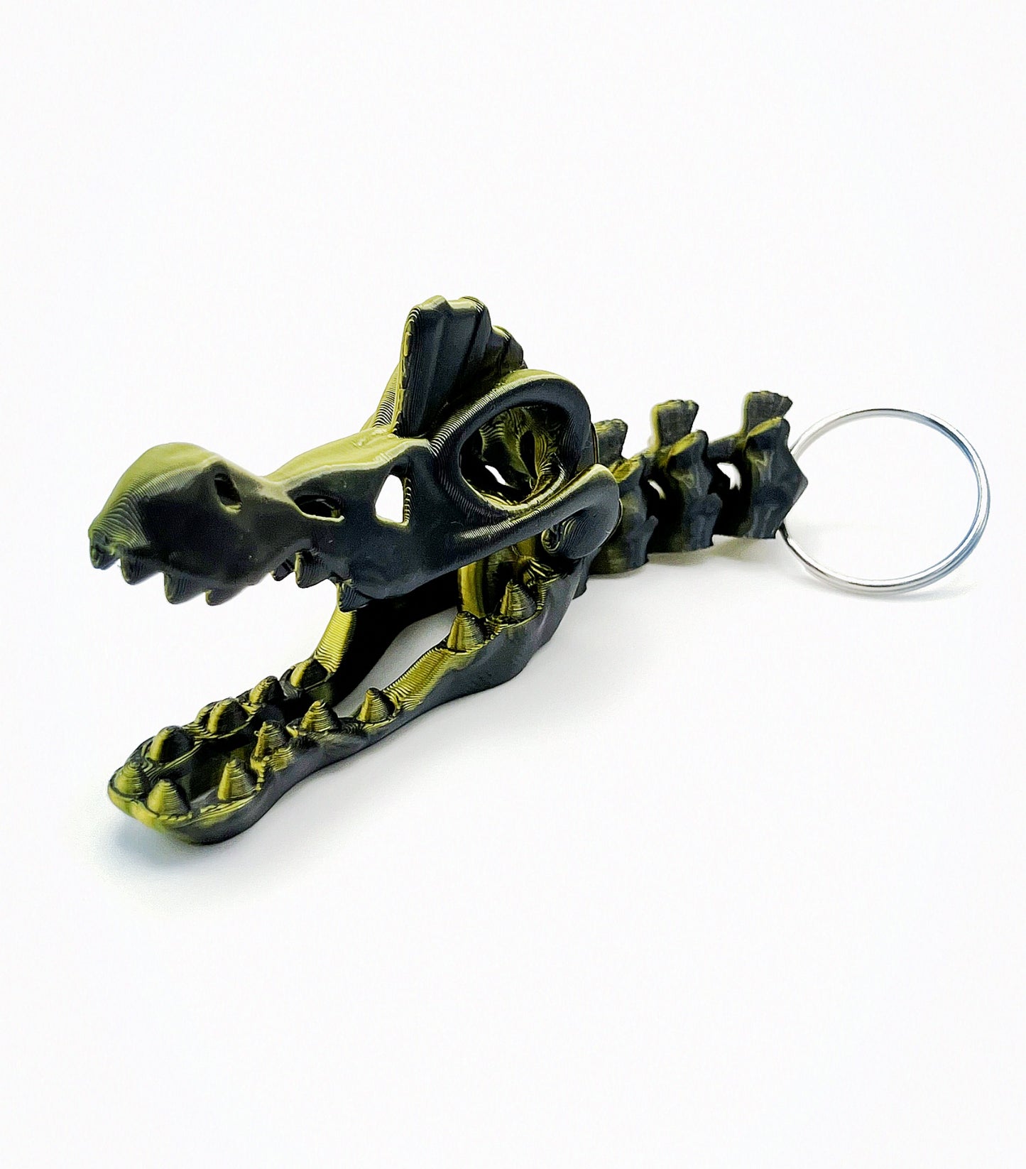 Spinosaurus Head Keyring
