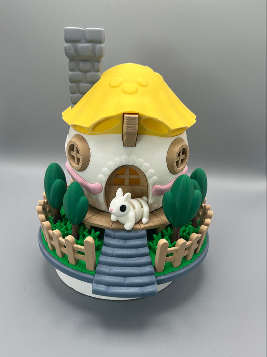 Bunny Cottage with 1 Bunny Mini Included