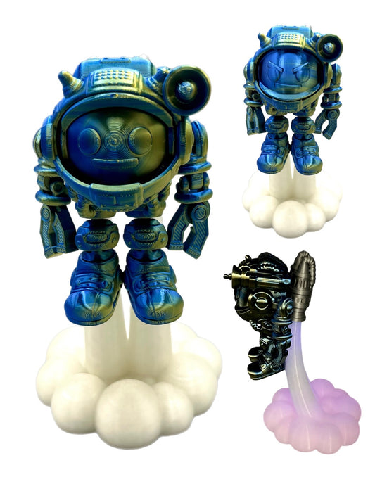Astronaut with Glow in the Dark Smoke Stack - Small