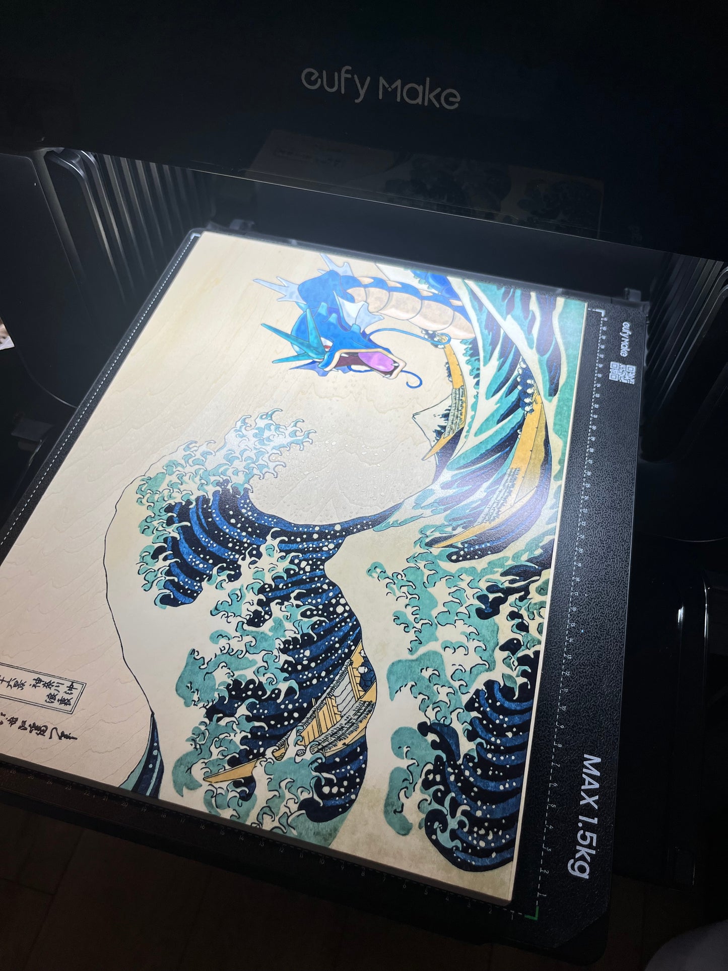 "The Wave Spin Off" Wooden Picture